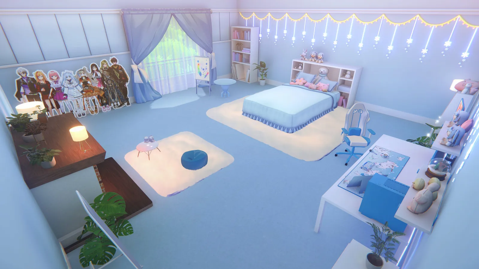 Digital environment scene